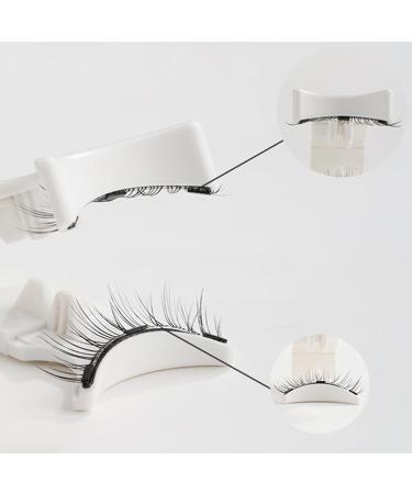 Magnetic False Eyelashes Clip - Lash Clip Applicator Helper Tool Magnetic False Eyelash Applicator | Portable Magnetic Eyelashes Applicator Tool for Women Girls Friends (White)(2.09x1.46 Inches) - Buy Online on GoSupps.com