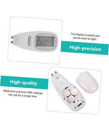 minkissy 3 Sets Moisture Tester Skin Sensor Tester Skin Care Device Softness Analyzer Skin Analyser Skin Water Oil Tester Digital Skin Detector Pen White The Face Abs Skin Care Instrument - Buy Online on GoSupps.com
