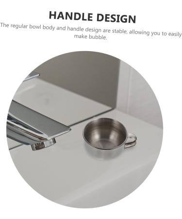 Angoily 7pcs Shaving Soap Dish Set - Stainless Steel Bubble Container for Men | Durable & Stylish Shaving Foam Holder - Buy Online on GoSupps.com