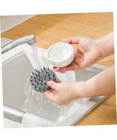 Combined 3 Silicone Shampoo Brushes for Scalp Massage - Hair Peeling & Care | International Shipping - Buy Online on GoSupps.com