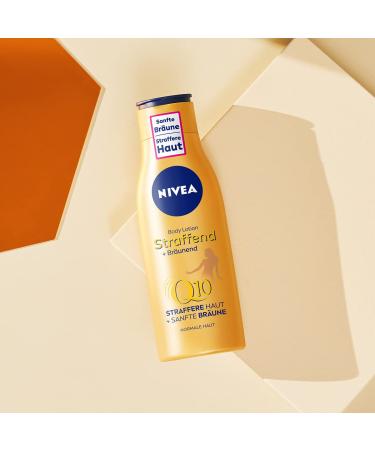 NIVEA Body Lotion Q10 (200 ml) - Anti-Aging & Tanning Care Fresh Summer Scent (2-Pack) - Medium to Dark Skin - Buy Online on GoSupps.com
