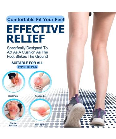 Plantar Fasciitis Relief Insoles & Heel Cups for Pain | Max Anti-Shock Arch Support for Men & Women - Buy Online on GoSupps.com