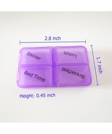 28 Compartment Daily Pill Case | Weekly Pill Organizer for Vitamins & Medications | Travel-Friendly Medication Planner - Buy Online on GoSupps.com