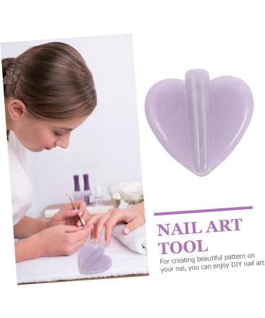 POPETPOP 1pc Nail Stickers Acrylic Nail Molds Nail Decoration Resin Nail Manicure Practice Nail Printing Nail Bending Resin Molds Nail Embossed Mold Pentagram Purple 3d Metal Frame 5x5.5cm Purple - Buy Online on GoSupps.com