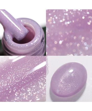 15ml Glitter Rubber Base Gel Aurora Chameleon Pink Gold Flakes Varnish Soak Off Semi Permanent UV Gels Polish Nail Art Manicure| | - - (Color: 2 Style A) 2 / Style a - Buy Online on GoSupps.com