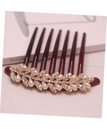 Beaupretty Comb bridal hair jewelry women hair decoration antique hair comb crystal hair pin fairy hear clips hair side comb bun holder clip wedding plastic South Korea bangs Wedding - Buy Online on GoSupps.com