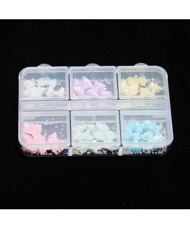 3D Cute Bowknot Nail Charms Nail Glitter Charm Rhinestones Ornaments Nail Art Decorations Glitter Accessories for DIY Craft Nail Art Design Manicure Decor - Buy Online on GoSupps.com