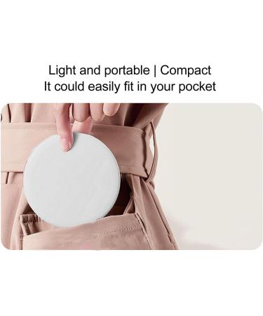 LED Lighted Travel Makeup Mirror Round LED Pocket Mirror Portable Foldable Mini LED Lighted Pocket Makeup Mirror for Travel - Buy Online on GoSupps.com