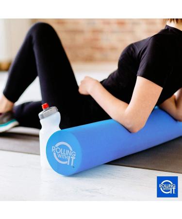 Rolling With It Foam Roller - High Density - for Exercise and Muscle Recovery - Eco-Friendly Back Roller - Select Size Below 13-18-36 inches 18 x 6 Inch - Buy Online on GoSupps.com