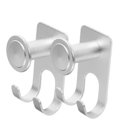 Doitool 2st no hook razor storage bathing towel razor holder for the bathroom shavinghaken shaving hooks for bare turf wall holding man sticky hook aluminum alloy