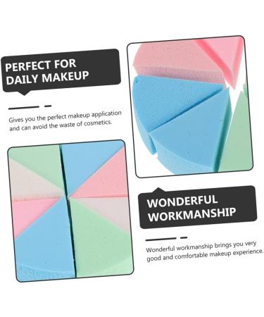 FRCOLOR 15 Sets Triangular Sponge Puff Wedge Makeup Sponge Mixer Makeup Headband Makeup Sponge Tools Powder Makeup Beauty Tools Girls Wedge Shape Hairpin Emulsion - Buy Online on GoSupps.com