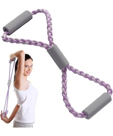 Resistance Bands for Arms Resistance Arm Exercise Bands Figure 8 | Elastic Arm Workout Bands with Padded Handles Shoulder Exercise Equipment for Yoga Gym - Buy Online on GoSupps.com