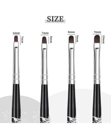 BQAN 4PCS Cuticle Nail Cleaning Brush Set for Acrylic UV Nail Extensions - Buy Online on GoSupps.com