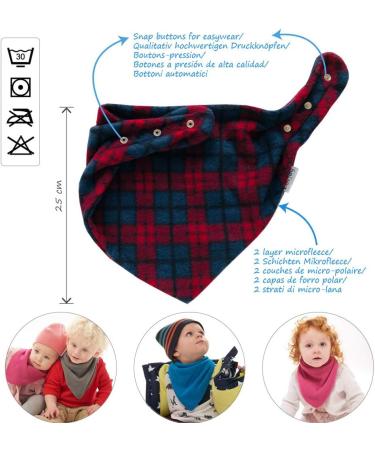Cute Warm Fleece Baby Toddler Snood/Scarf | Soft & Cozy | 6 months - 5 Years | More Boy & Girl Designs | Plain Grey - Buy Online on GoSupps.com