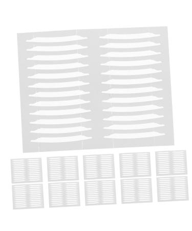 DRESSOOS Korean Makeup 30 Sheets Double Sided Double Eyelid Sticker Makeup Stickers Natural Invisible Eyelid Strips Eyes