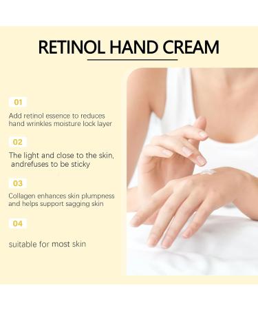 WRANBAO Retinol Antiaging hand cream firming antiaging hand lotion with collagen antiwrinkle cream for hands deeply hydrates and greasy nongreasy suitable for dry skin 5 pieces 5 pieces - Buy Online on GoSupps.com