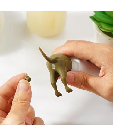 AWAVM 3pcs Pooping Dog Butt Toothpaste Topper Cartoon Dog Butt Toothpaste Dispenser Funny Toothpaste Cap Toothpaste Topper Cap for Home Travel Daily Life - Buy Online on GoSupps.com