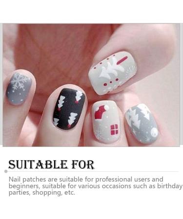 dijiusidy Nail Art Stickers Self-Adhesive Fingernail Decal with Strap Glue DIY Art Decor Full Cover Manicure Kits for Women Girls YMX196 - Buy Online on GoSupps.com