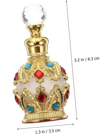 Didiseaon Essential Oil Bottle Make up Fancy Travel Alloy 8.3x3.5cm Golden - Buy Online on GoSupps.com