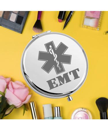 EMT Pocket Mirror - Compact Makeup Mirror for Emergency Medical Technicians, Nurses, Paramedics - Ideal Gift - Buy Online on GoSupps.com