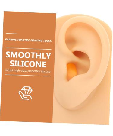 Realistic Silicone Ear Model for Teaching & Display 7.8x4.9cm Artificial Ear Prop for Piercing & Hearing Demonstrations - Buy Online on GoSupps.com