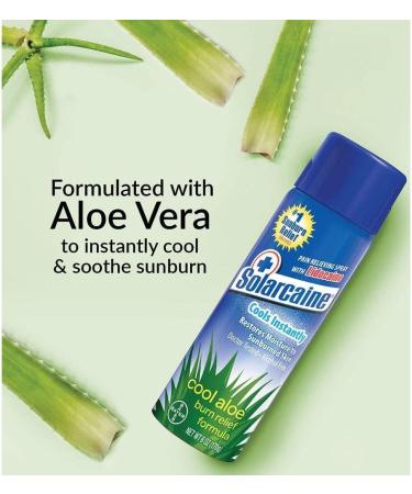 JL JIA LE Solarcaine Burn Relief 4.5 oz Spray Can | Fast Pain Relief for Burns - Buy Online on GoSupps.com