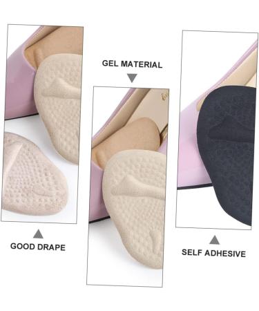 FOMIYES Gel High Heel Toe Pads - 10 Pairs Non-Slip Metatarsal Foot Cushions for Boots & Heels - Comfortable Shoe Insoles - Buy Online on GoSupps.com