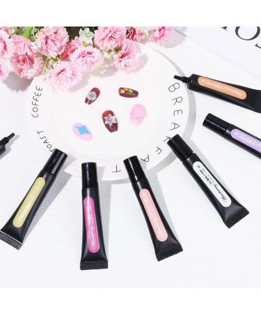 Pigmented Paint Full Coverage DIY Drawing Non Wipe Gel Nail Polish Tube Emboss Painting Polish 5D Pudding Gel - (Color: 08) - Buy Online on GoSupps.com