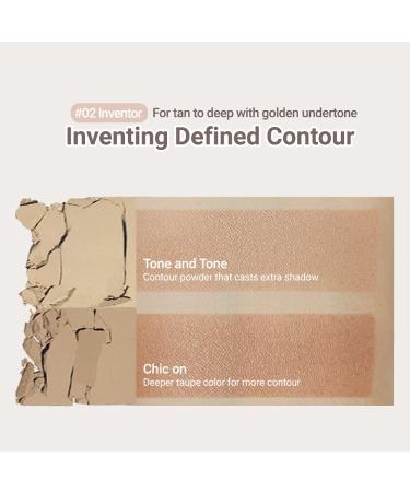 ETUDE Contour Powder 02 Inventor | Bronzer and Contour Palette for Effortless Face Definition | Smooth Velvety Texture | Natural Look - Buy Online on GoSupps.com