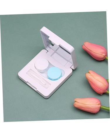 Premium Healeved Contact Lens Container - Travel Case Cleaner & Holder for Square White Lenses - Buy Online on GoSupps.com