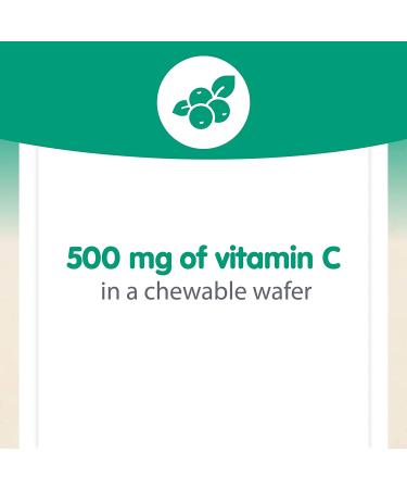 Natural Factors Tropical Vitamin C Chewables - 500mg, 180 Fruit-Flavor Wafers - Buy Online on GoSupps.com