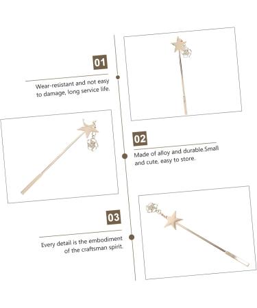 1pc Stirring Rod Glue Stick for Nail Art Mini Cosmetic Spatula Manicure Art Rod Manicure Mixing Tools Facial Cream Stick Facial Cream Spatula Uv Glue Makeup Stick Metal Rhinestones 12x3cm Assorted colours - Buy Online on GoSupps.com