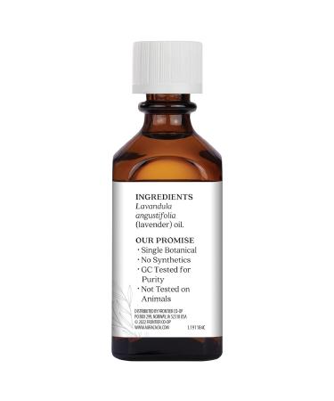 Aura Cacia 100% Pure Lavender Essential Oil - GC/MS Tested 60 ml (2 fl. oz.) - Shop Internationally for Quality Lavandula angustifolia - Buy Online on GoSupps.com