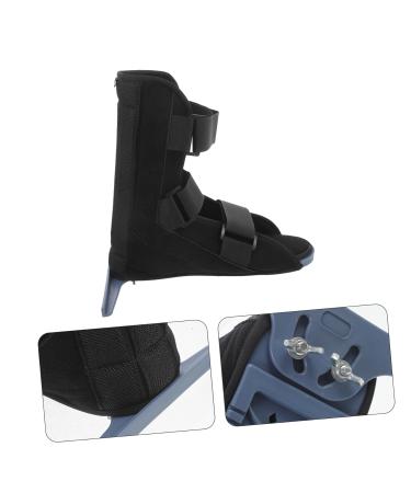 HEALLILY Cam Walker Boot for Ankle Fracture Rehabilitation - Anti-Rotation Stabilizer with Brace Support (M/Black) | International Shipping Available - Buy Online on GoSupps.com