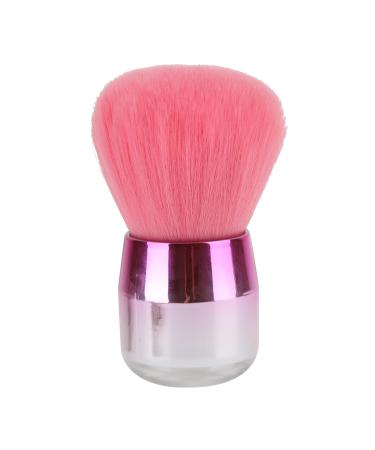 Nail Dust Brush Multi-Purpose Soft Fiber Bristles Fingernail Art Dust Cleaning Tools Pink Nail Powder Dip Powder Remover Brush for Dusting Makeup-Blush Beauty-Brush Acrylic UV Gel Nail-Arts (Red)