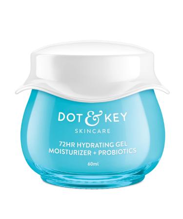 Dot & Key 72 HR HYDRATING GEL + PROBIOTICS 60 ml with Hyaluronic Acid Kombucha & Rice Water Oil-Free Non Comedogenic Lightweight gel moisturizer for all skin types