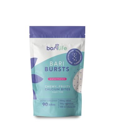 Bari Life BariBurst Calcium Citrate Soft Chews for Gastric Bypass  Gastric Sleeve and Duodenal Switch (Watermelon)
