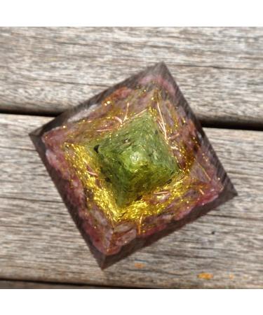 milochic Handmade Orgonite Pyramid Healing Chakra Reiki Meditation Crystal Stone Positive Energy Generator Orgone Accumulator Gathering Fortune for Home Decorative Craft Gift(5cm) - Buy Online on GoSupps.com