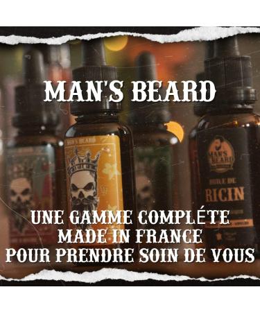 Man's Beard Men's Beard Oil-Mango Vanilla-Beard Care Argan Oil with Softening Effect Ingredients of Natural Origin 100% Made in France - Buy Online on GoSupps.com