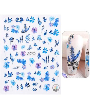 Women DIY Decals Stylish Leaves Nail Sticker Manicure Tool Slider Nail Art Decoration(style16) - Buy Online on GoSupps.com
