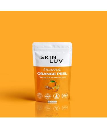 SKINLUV Swarna Orange Peel Face Powder | 100% Pure & Natural for Skin Brightening | Vegan & Chemical Free | 100gm for Glowing & Whitening Skin - Buy Online on GoSupps.com