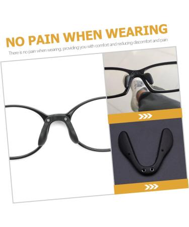 Healeved 6 pc U-Shaped Screw Nose Pads for Sunglasses & Glasses - Universal Silicone Saddle Set for Comfort & Stability - Buy Online on GoSupps.com