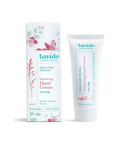 Lavido Nurturing Hand Cream - Patchouli & Vanilla | Clean Non-Toxic Skincare | 2.36 fl oz - Buy Online on GoSupps.com