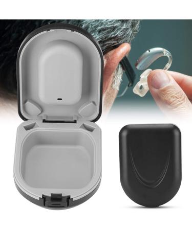 Akozon Waterproof Hearing Aid Box | Storage Case for Hearing Aids & Headphones - Black - Buy Online on GoSupps.com