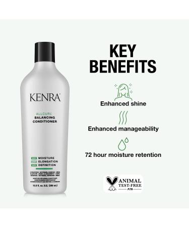 Kenra AllCurl Balancing Conditioner - 10 fl. oz | Detangle & Moisturize Wavy, Curly, Coily Hair | Enhances Shine & Manageability | 72-Hour Moisture Retention - Buy Online on GoSupps.com