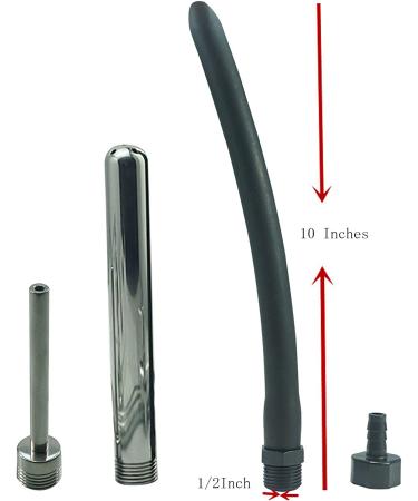 Bathroom Handheld Shower Hose with Enema Showerhead - Colonic System Cleaner Kit - Buy Online on GoSupps.com