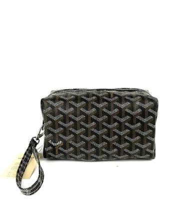 SlimpleStudio Cosmetic Bag Cosmetic Bag Large Volume Handbag-Rose Red (Color : Black) Black