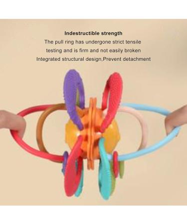 Baby Teething Toy Plastic Cement Baby Teether Teethers Baby Sensory Toys Ball for Children Infant - Buy Online on GoSupps.com