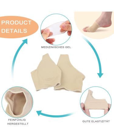 Norhogo Big Toe & Toe Relief Prefuspolster - Hallux Valgus Socks for Hammer Toe Pain Relief - Unisex Skin Tone Size 35-40 - Buy Online on GoSupps.com