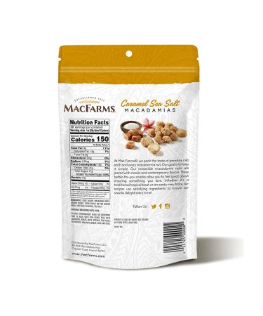 MacFarms Caramel Sea Salt Macadamia Nuts 10 oz - Premium Hawaiian Nuts - Buy Online on GoSupps.com